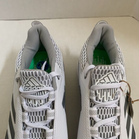 Adidas Icon 7 Men's Size 12.5 Dripped Out Metal Baseball Cleats Brand New H00997 - Picture 7 of 15